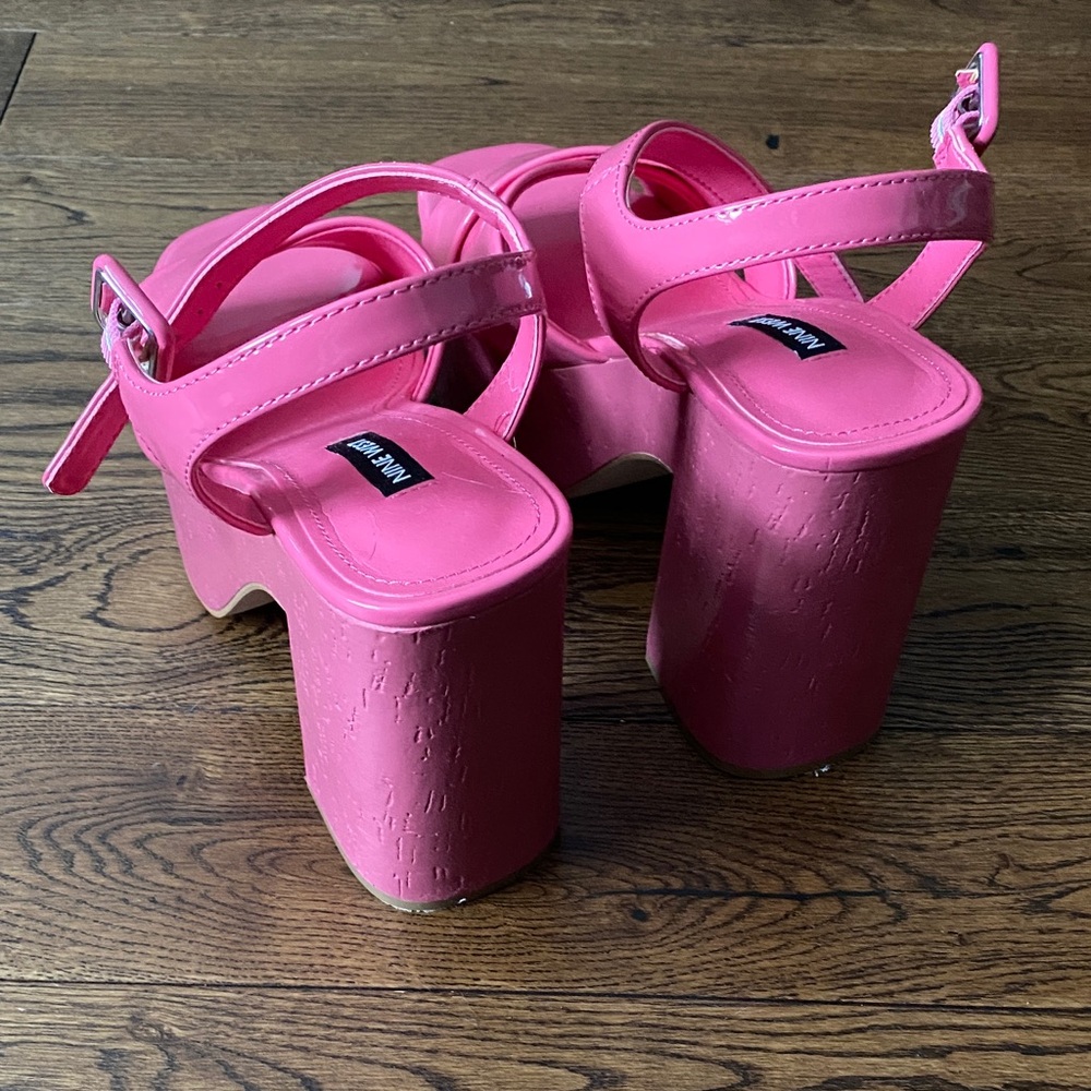 Nine West Rilay Open Toe Platform Sandals - Picture 5 of 6